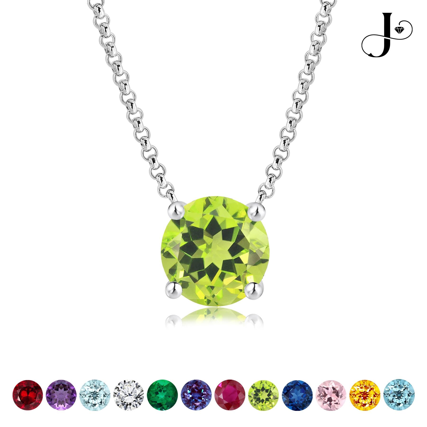 Jmtth GleamGlow Pendant Necklace Pastel Jade