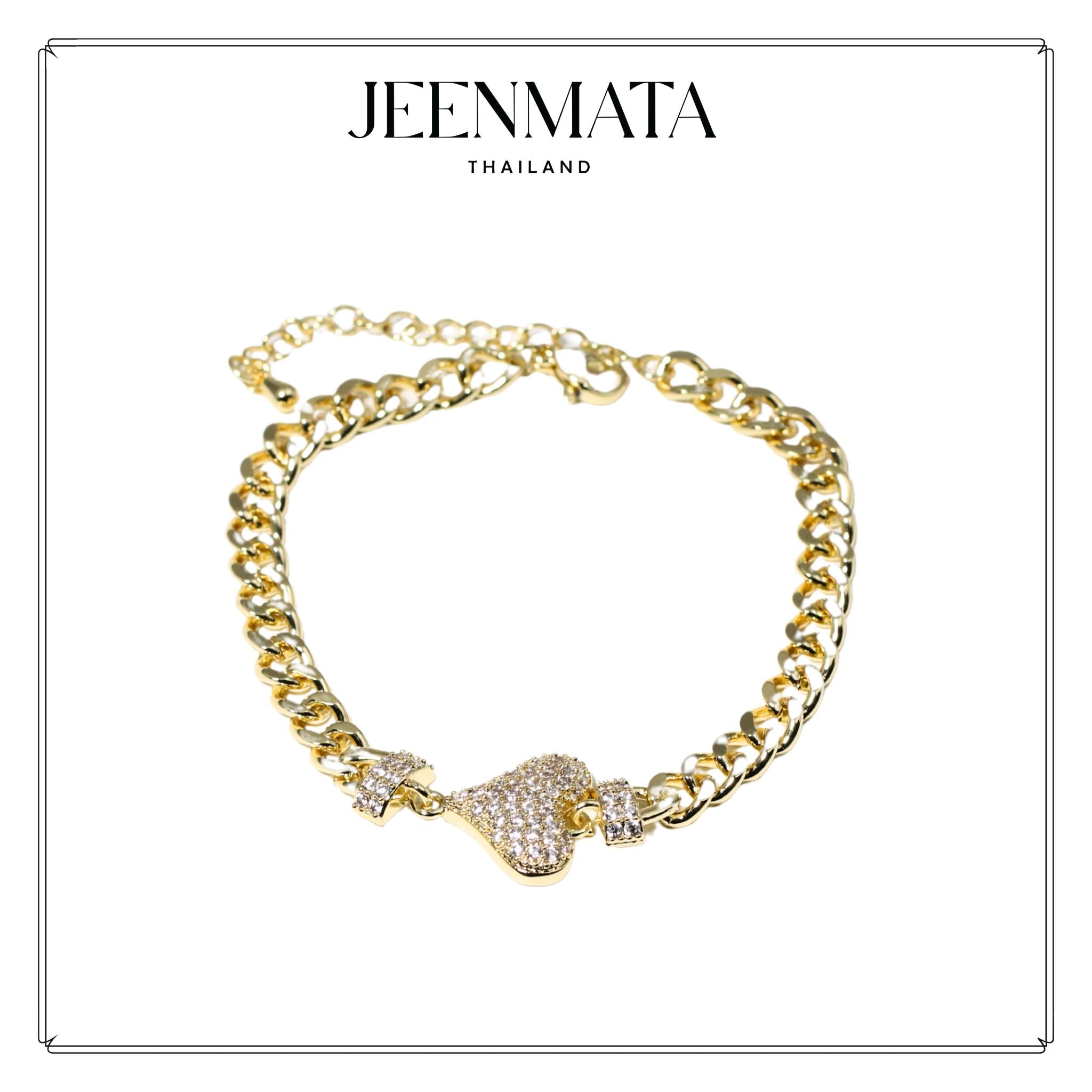 Jmtth Dazzle Heart Bracelet