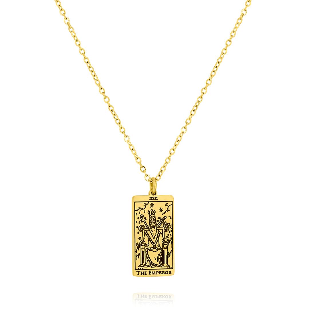 Jmtth Tarot Necklace The Emperor