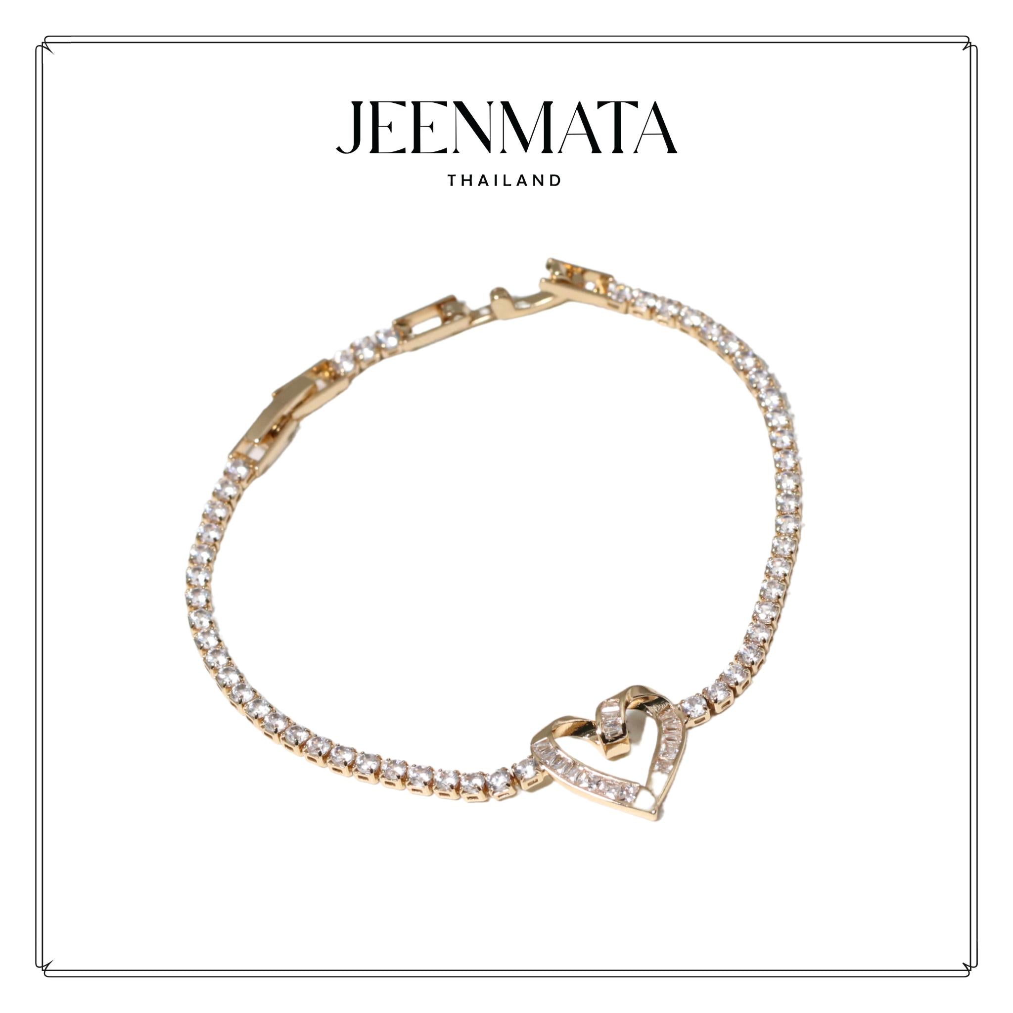 Jmtth Heart of Sparkle Bracelet Gold