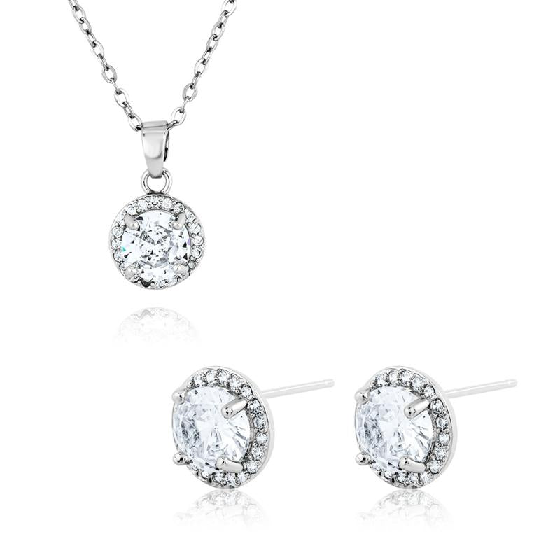 Jmtth Love Charm Energy Jewelry Set White