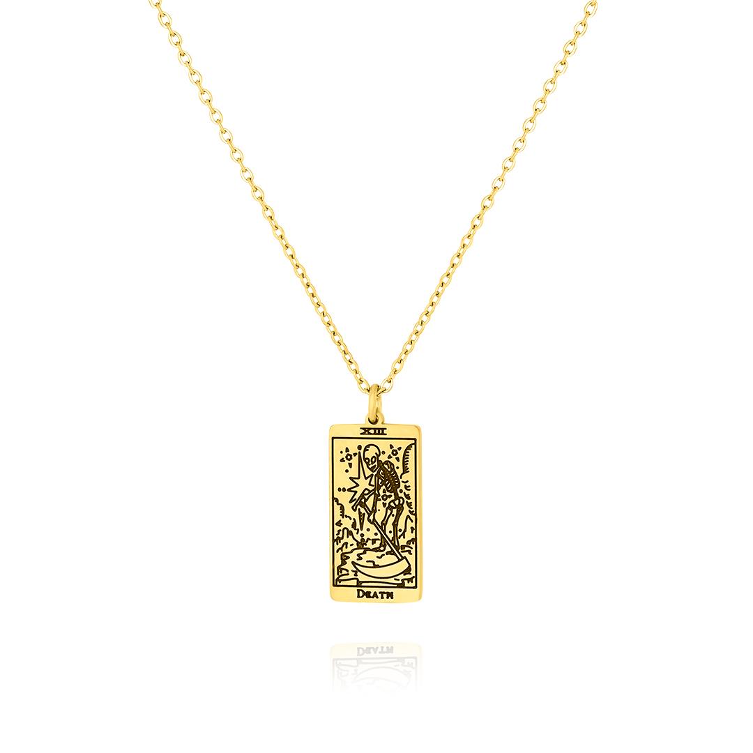 Jmtth Tarot Necklace Death