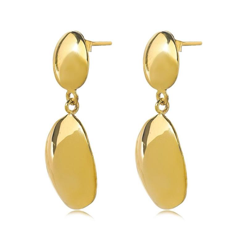 Jmtth Twinnie Dangle Earrings Gold