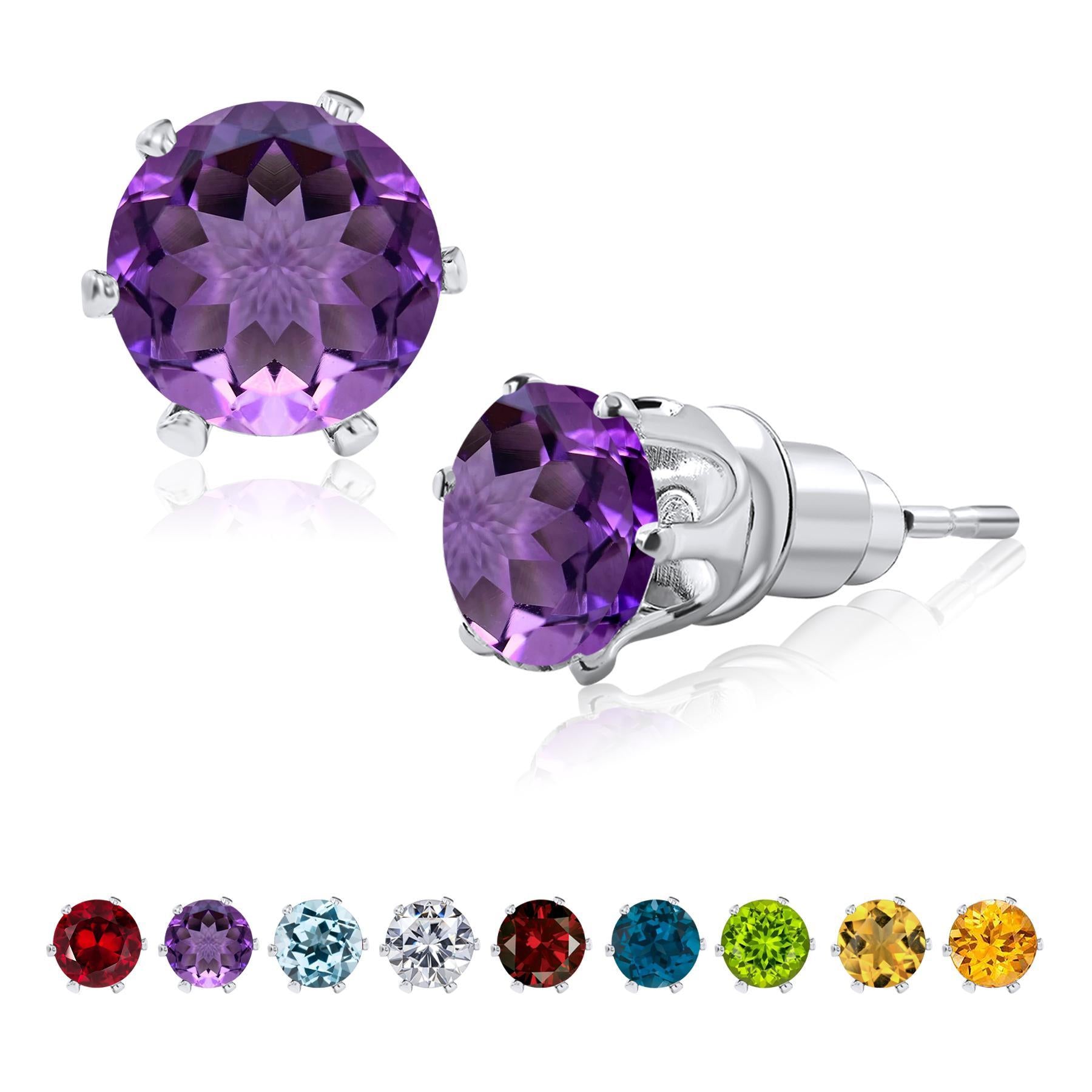Jmtth Rainbow Bliss Stud Earrings Violet