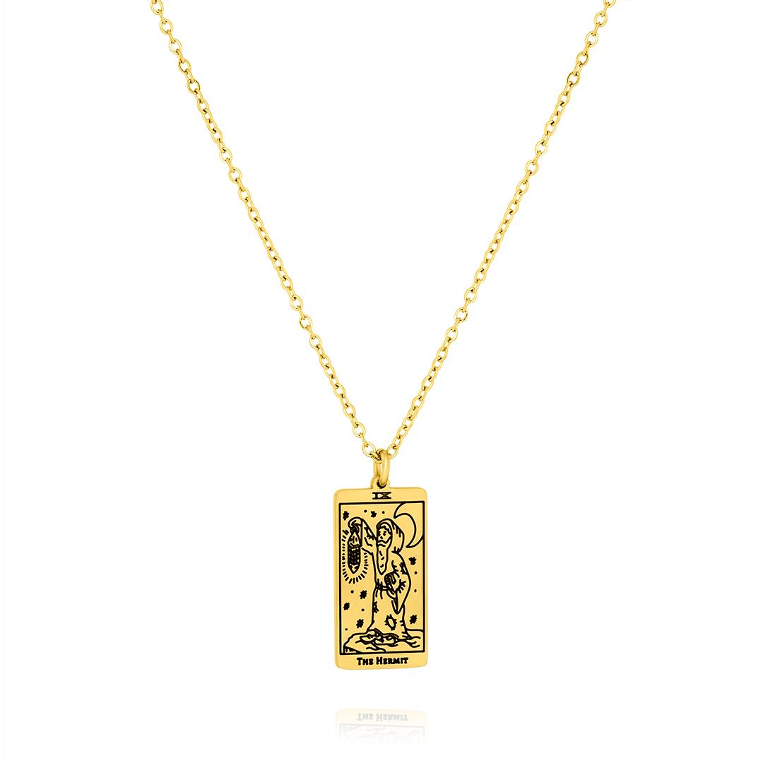 Jmtth Tarot Necklace The Hermit