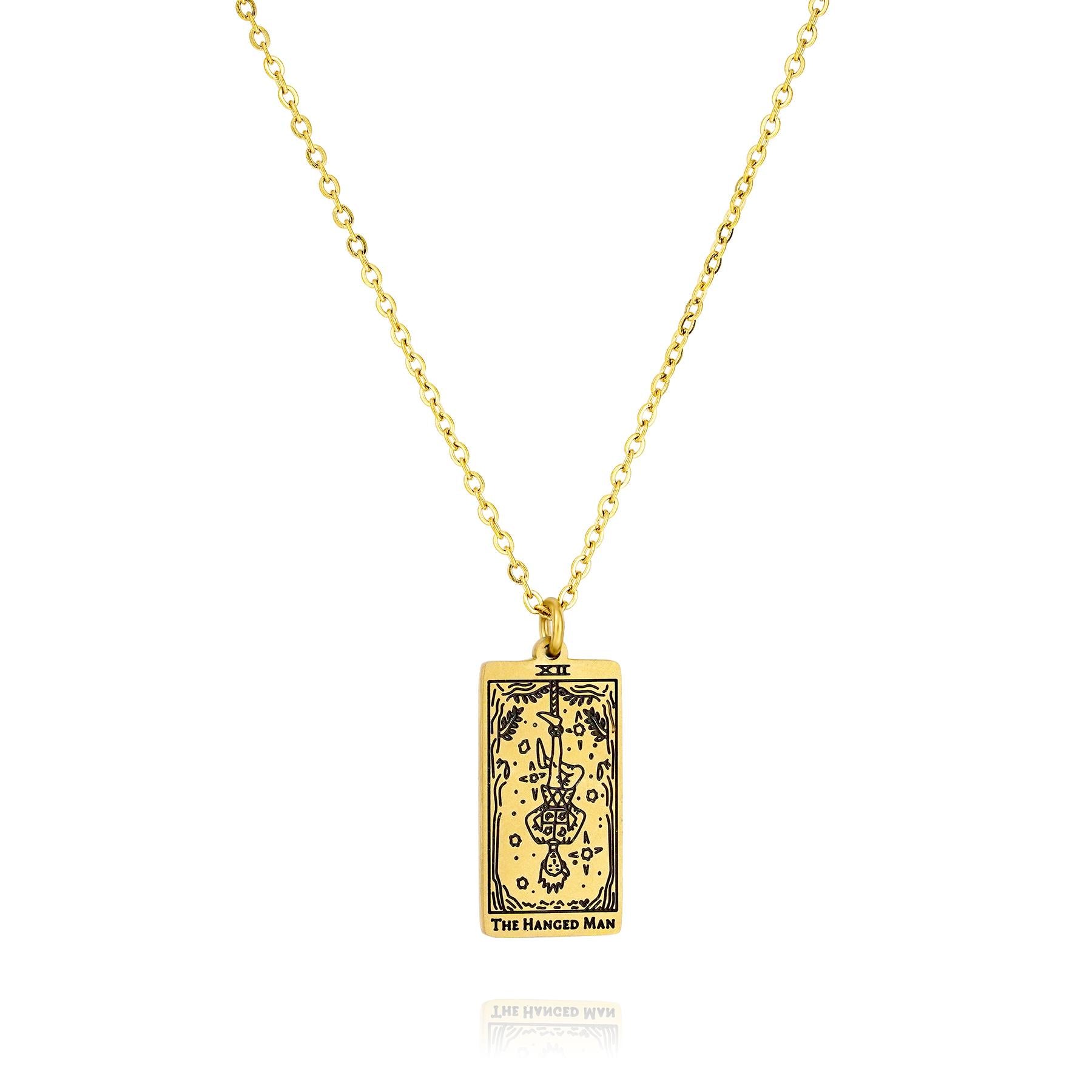 Jmtth Tarot Necklace The Hanged Man