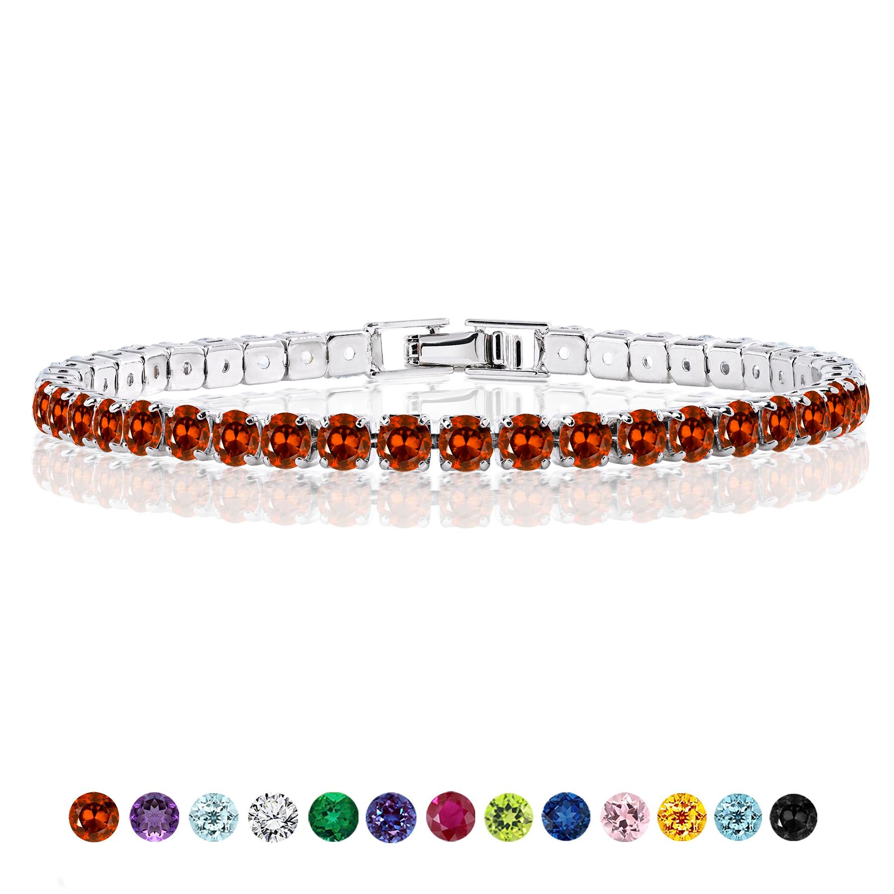 Jmtth Velva Glow Tennis Bracelet Ruby Allure