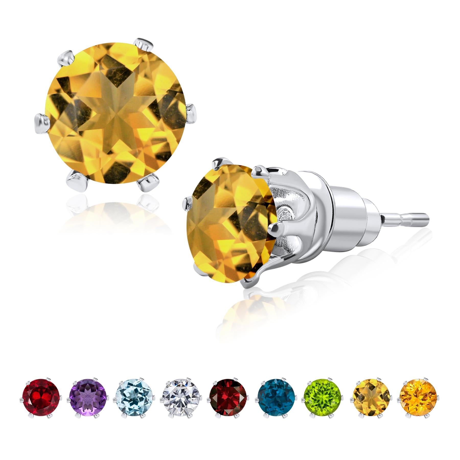 Jmtth Rainbow Bliss Stud Earrings Champagne