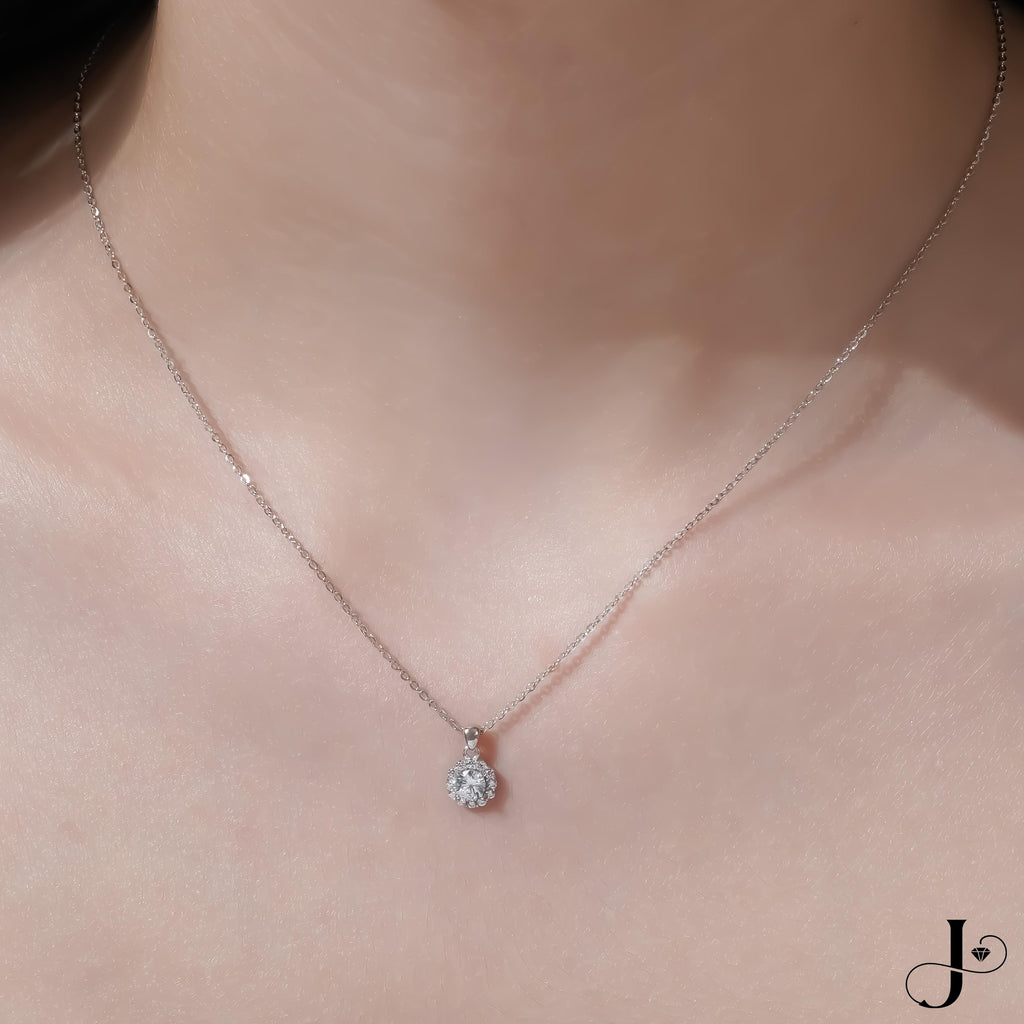Jmtth Flora Shine Necklace Silver