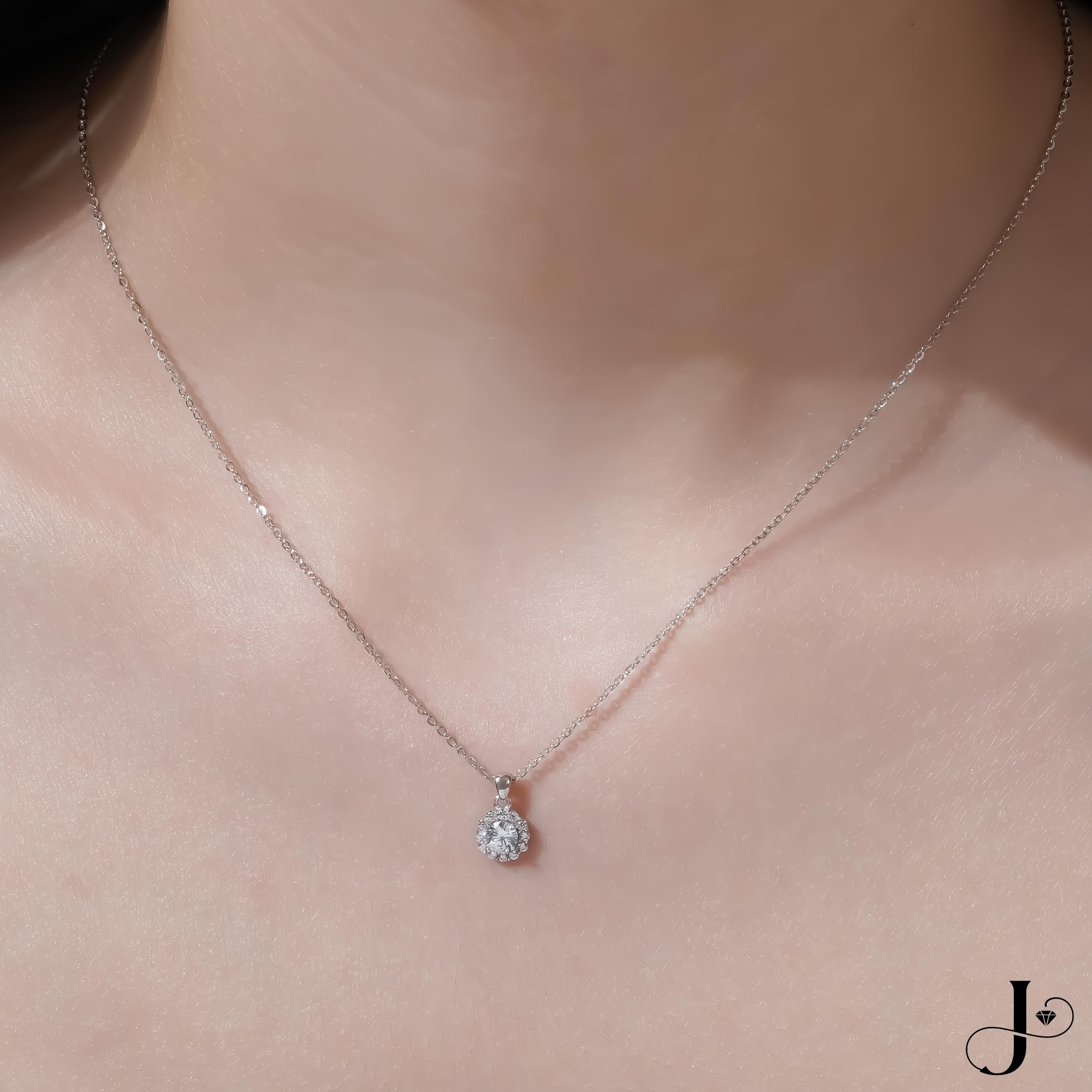 Jmtth Flora Shine Necklace Silver