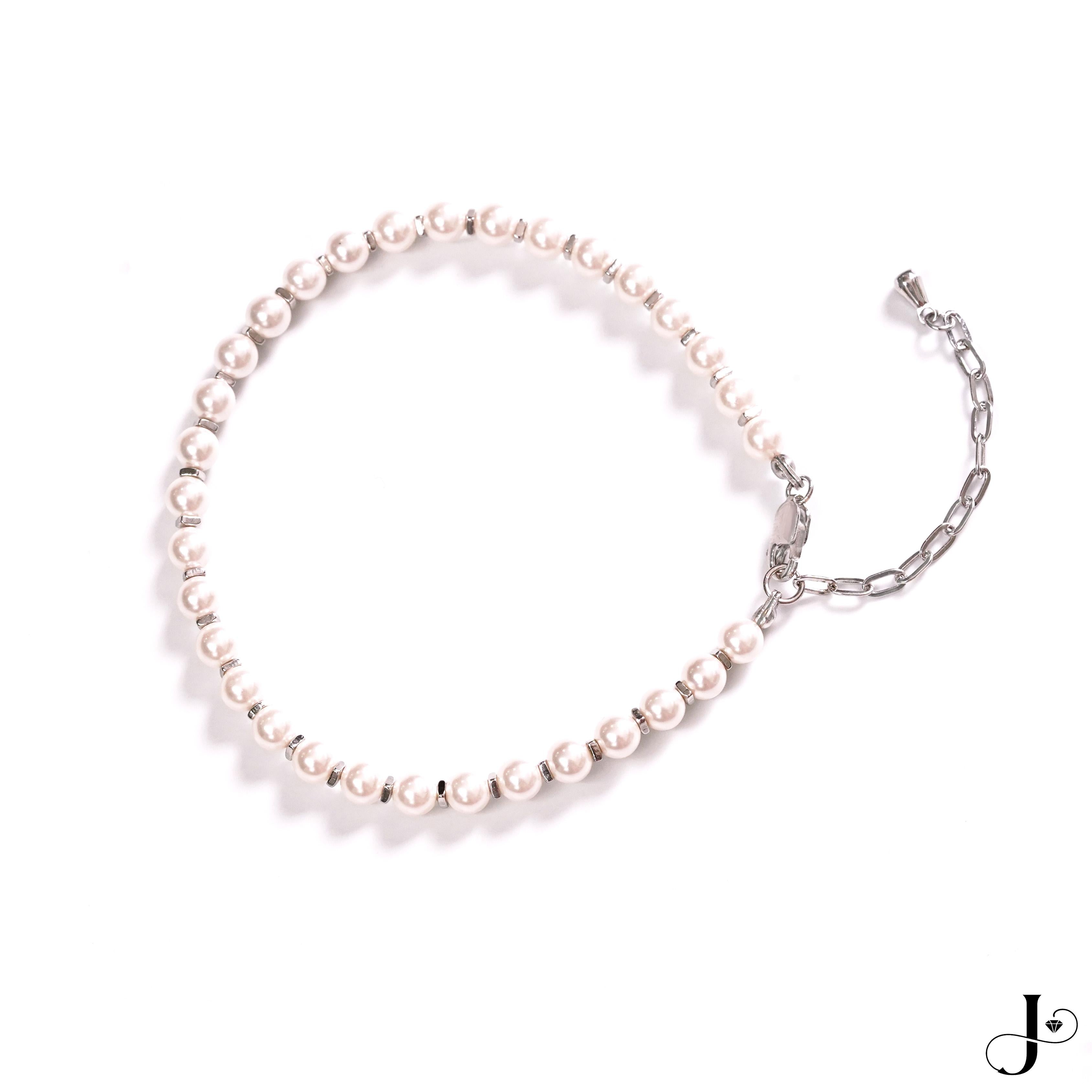 Jmtth Luna Pearl Bracelet Limited Edition White