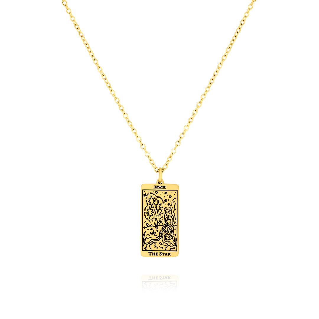 Jmtth Tarot Necklace The Star