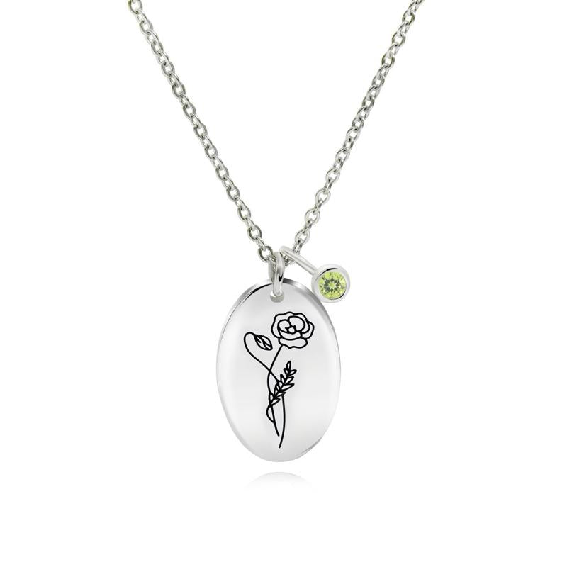 Jmtth Bloomy Flower Mom Collection Necklace Poppy