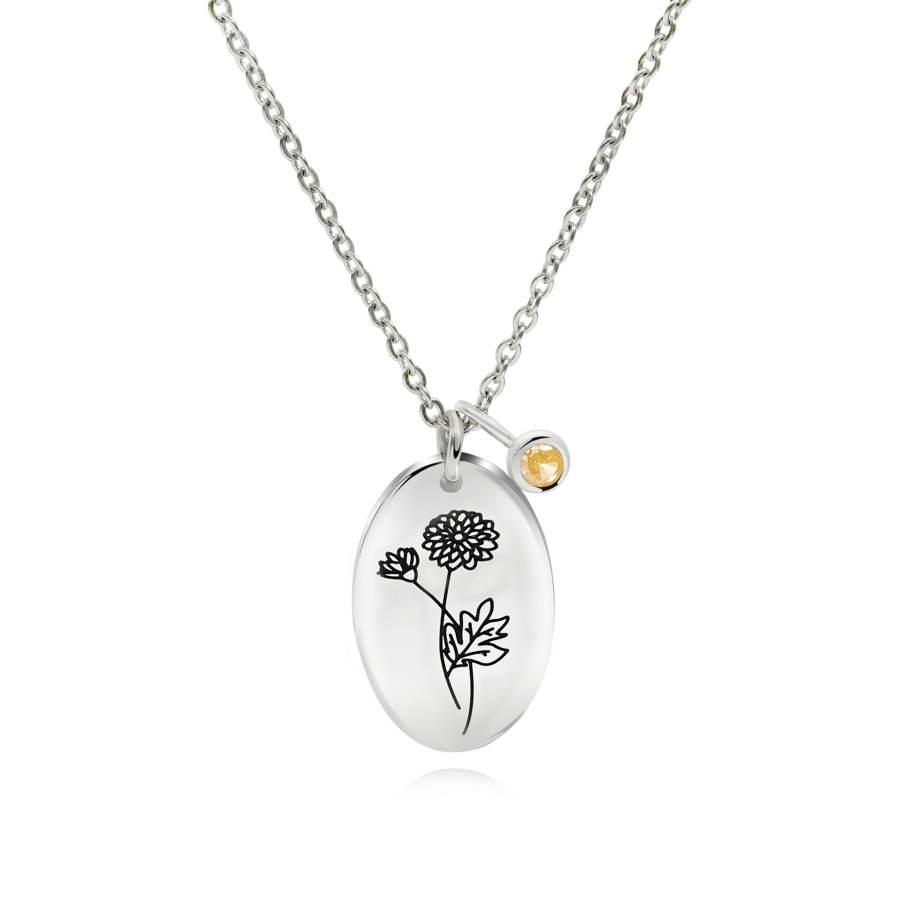 Jmtth Bloomy Flower Mom Collection Necklace Chrysanthemum