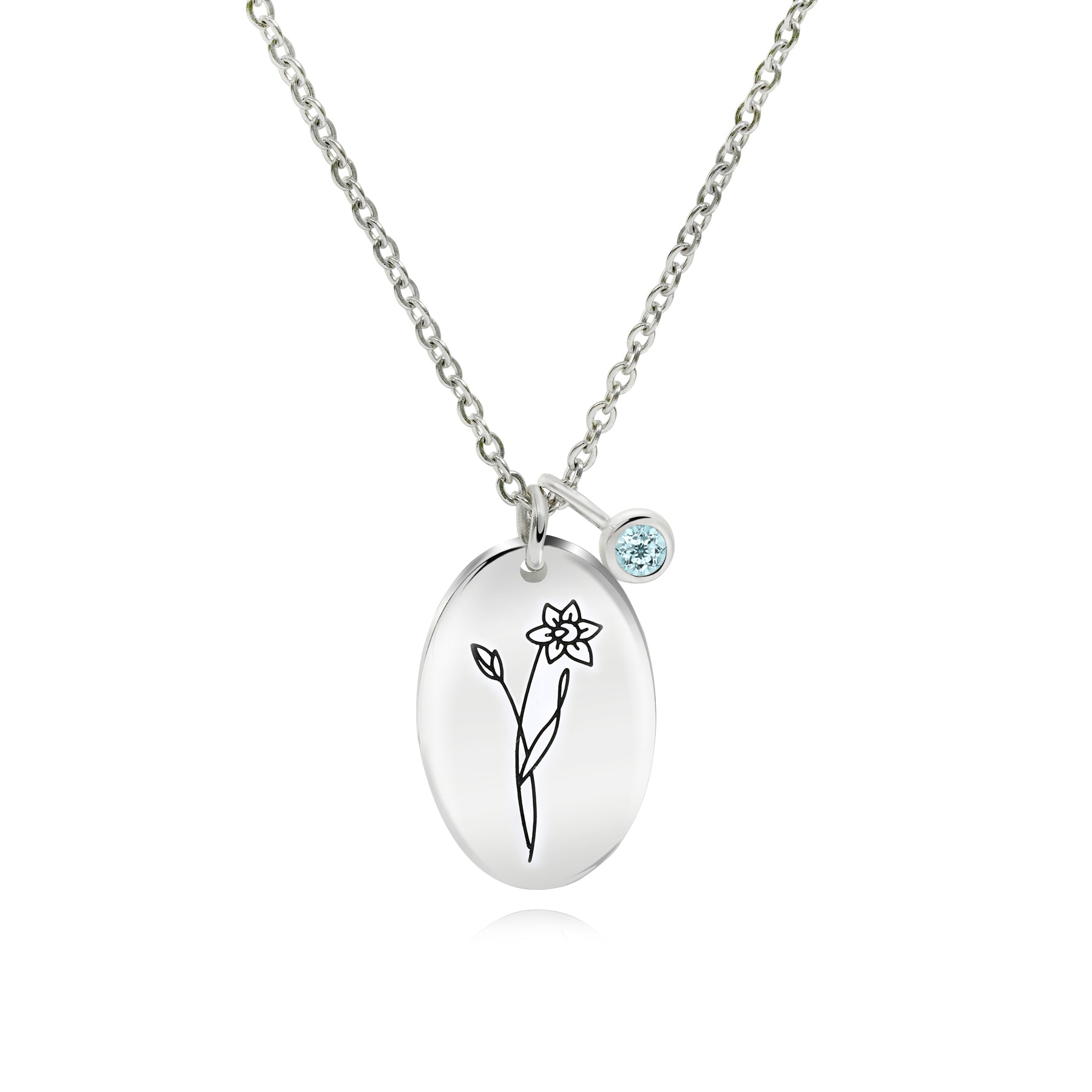 Jmtth Bloomy Flower Mom Collection Necklace Daffodil