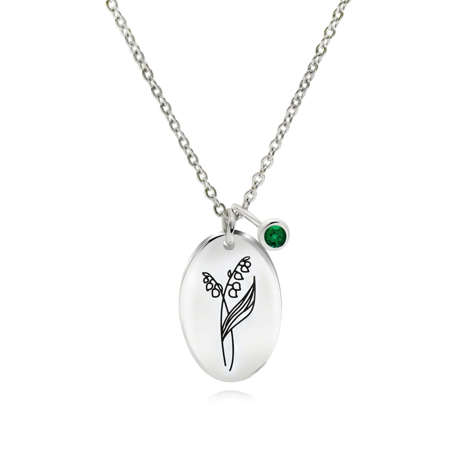 Jmtth Bloomy Flower Mom Collection Necklace Lily of the Valley