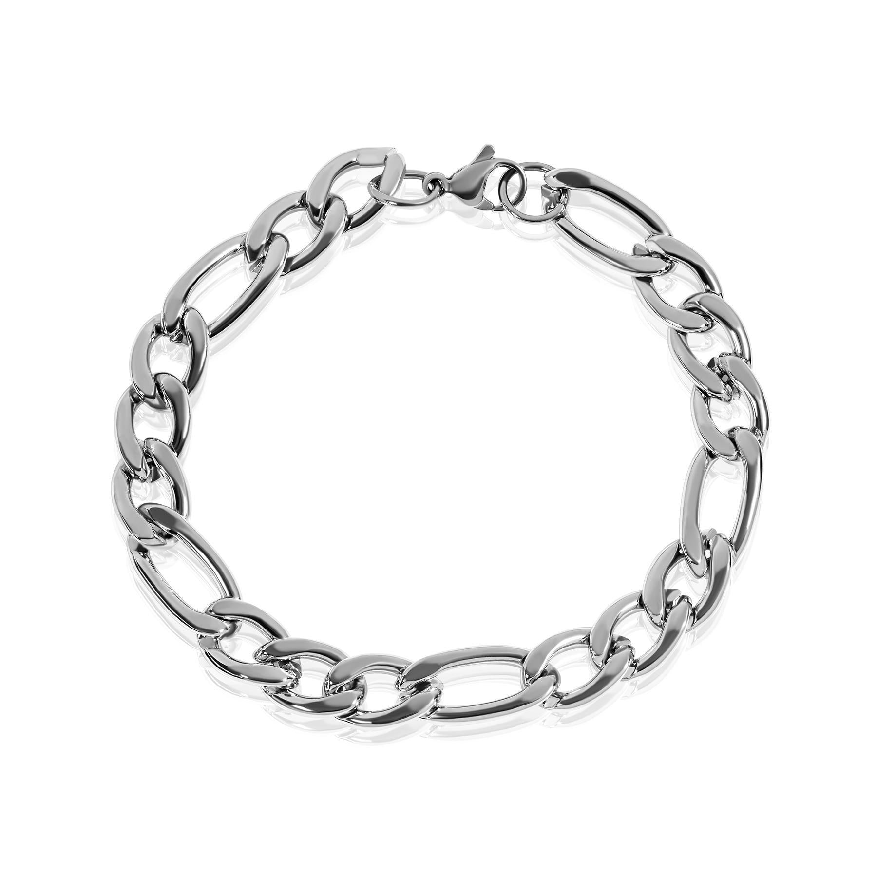 JEENMATA โซ่ข้อมือ Figaro Apex รุ่น Curb Chain
