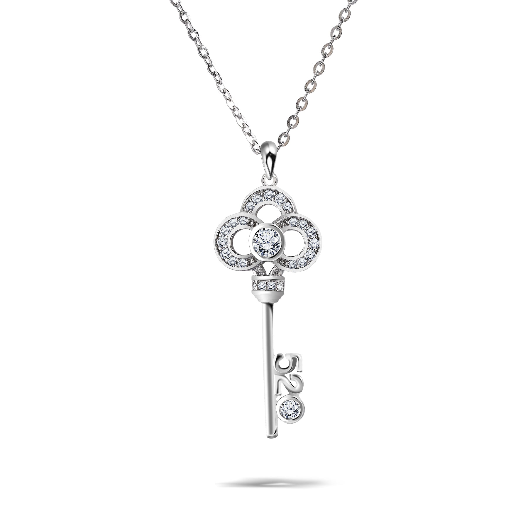Jmtth Key of Love 520 Necklace Pure