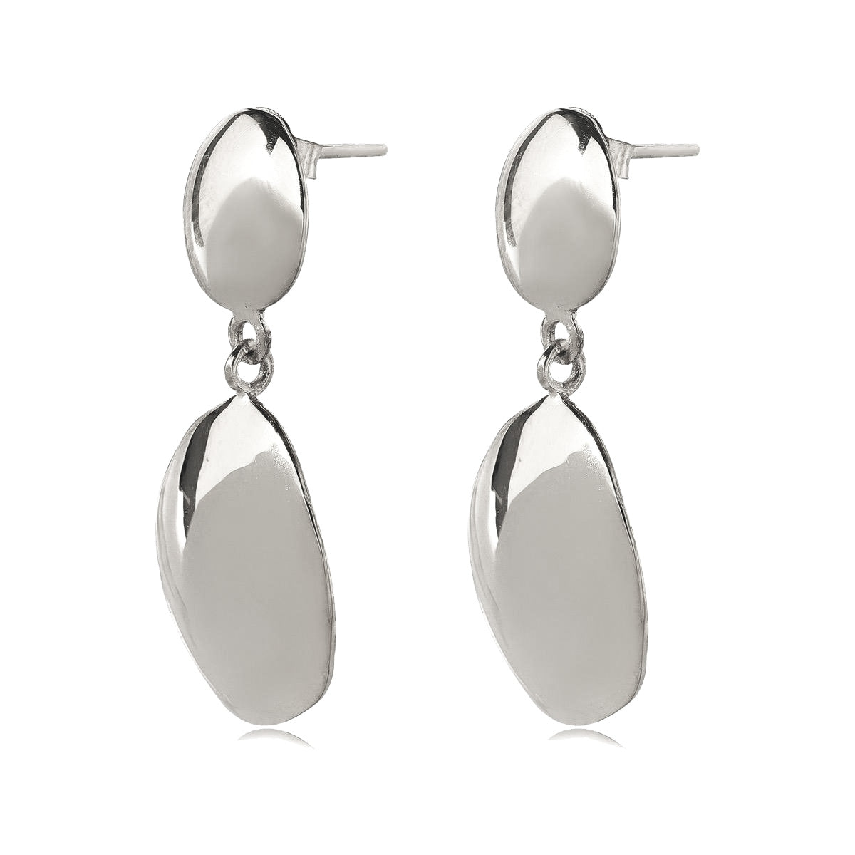 Jmtth Twinnie Dangle Earrings Silver