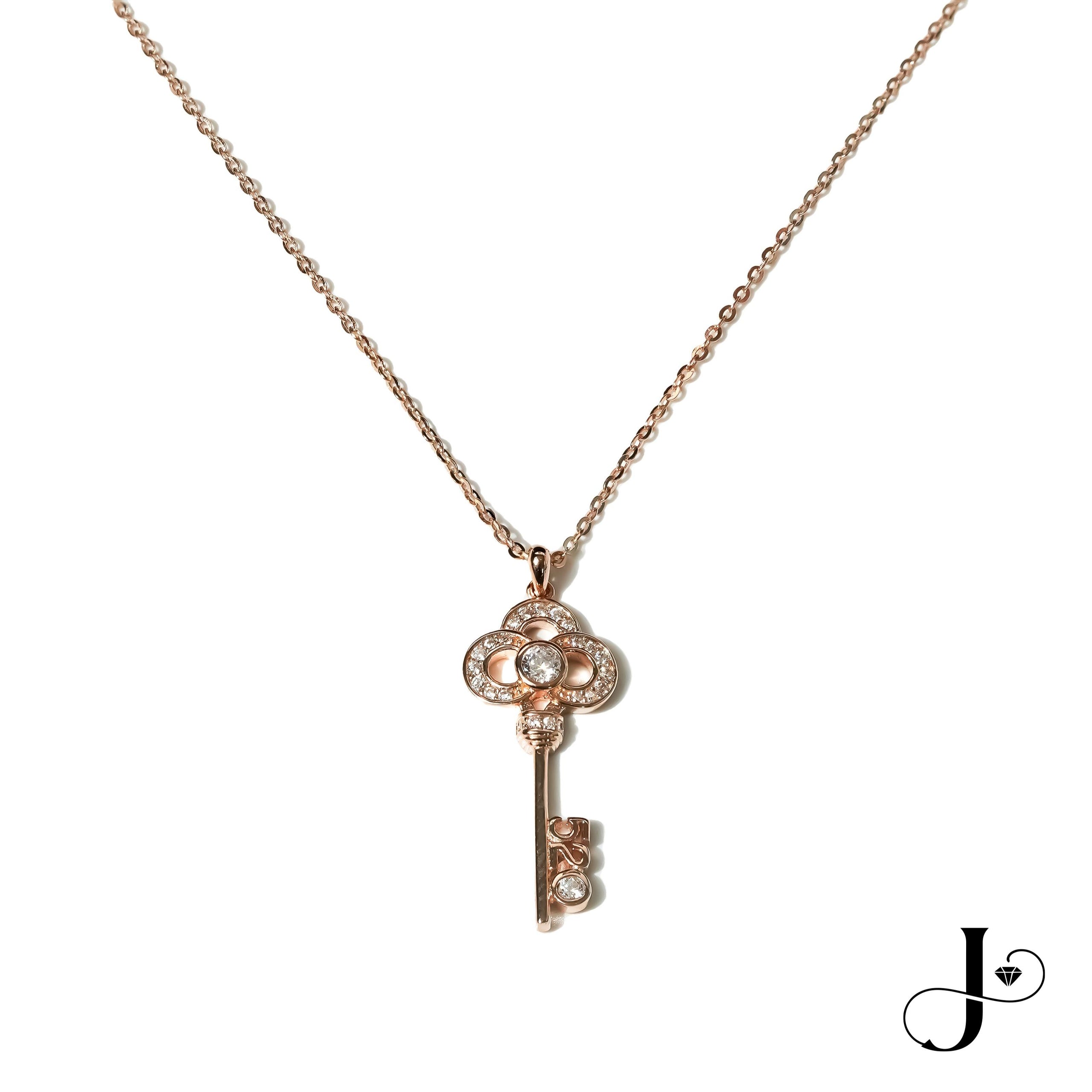 Jmtth Key of Love 520 Necklace Romance