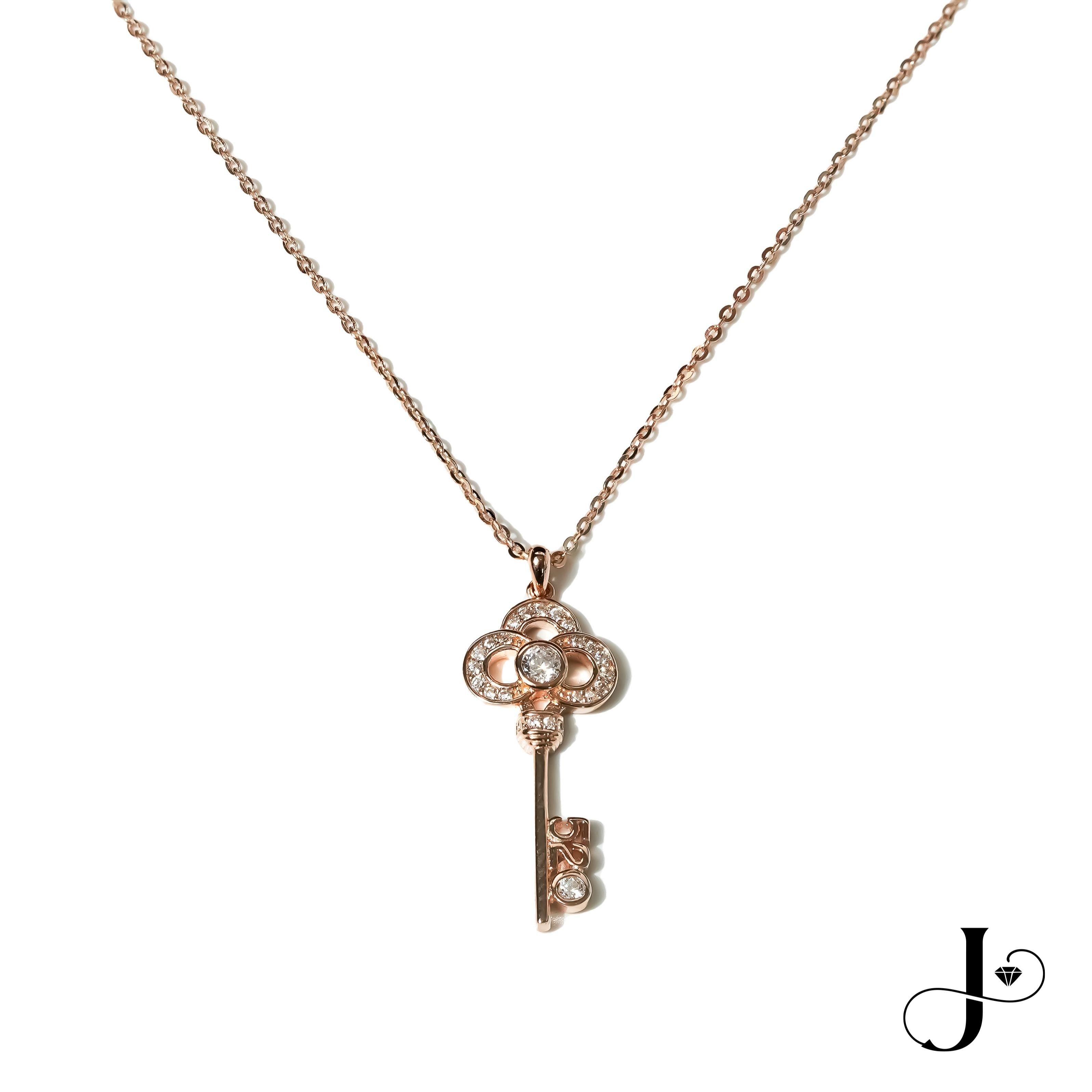 Jmtth Key of Love 520 Necklace Romance
