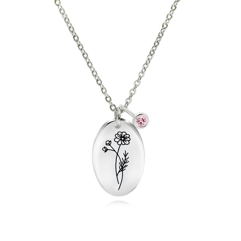 Jmtth Bloomy Flower Mom Collection Necklace Cosmos