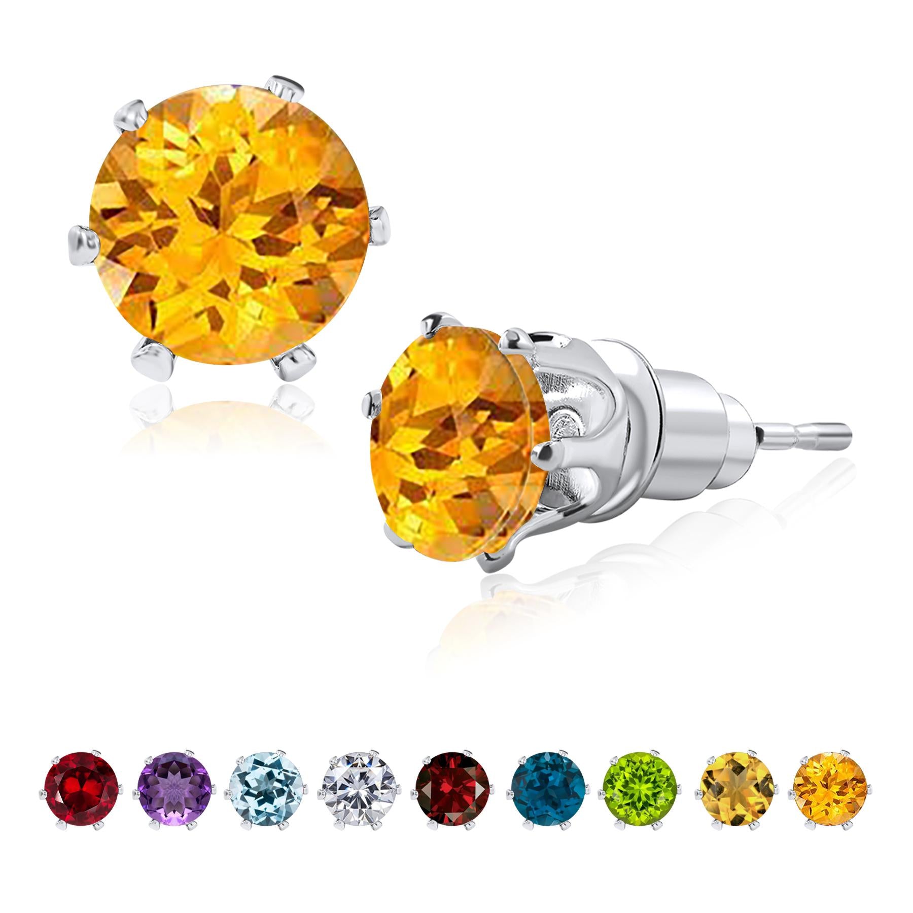 Jmtth Rainbow Bliss Stud Earrings Yellow