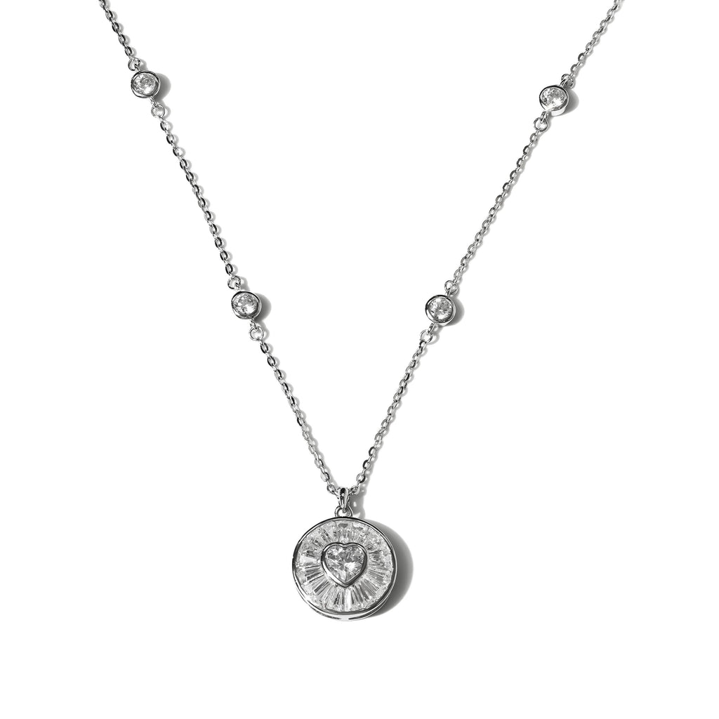 Jmtth Eternal Heart Necklace Silver