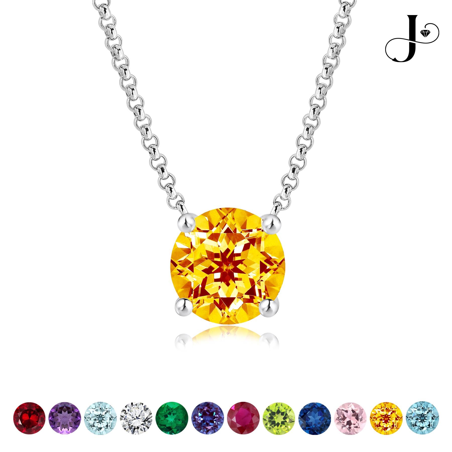 Jmtth GleamGlow Pendant Necklace Golden Dusk