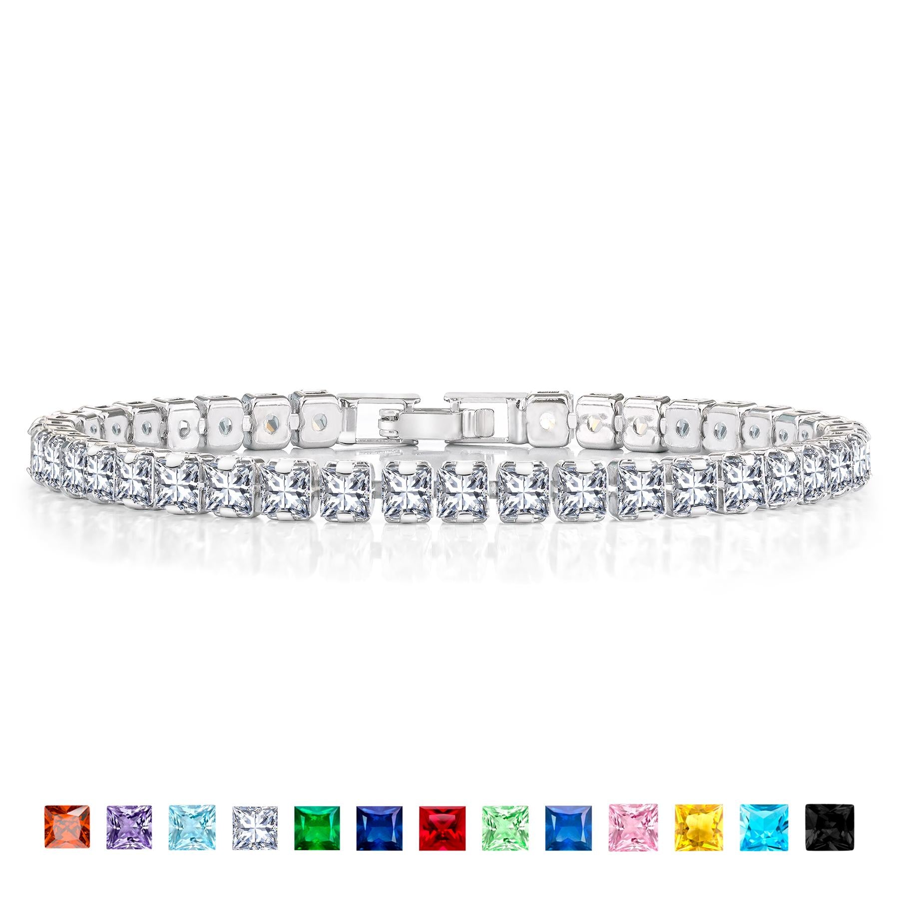 Jmtth Viva Shine Tennis Bracelet Crystal Clear