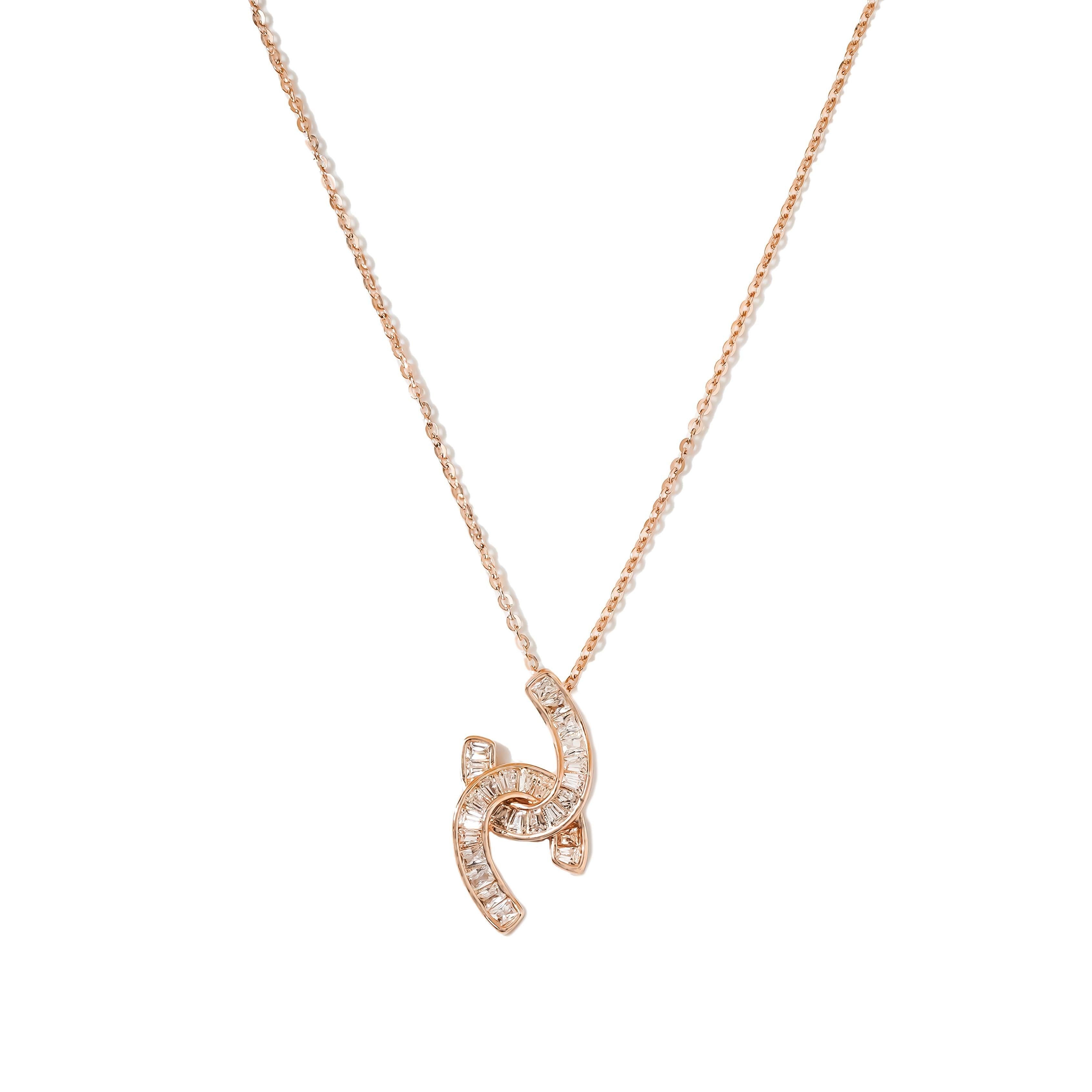 Jmtth Eterna Link Necklace Rose