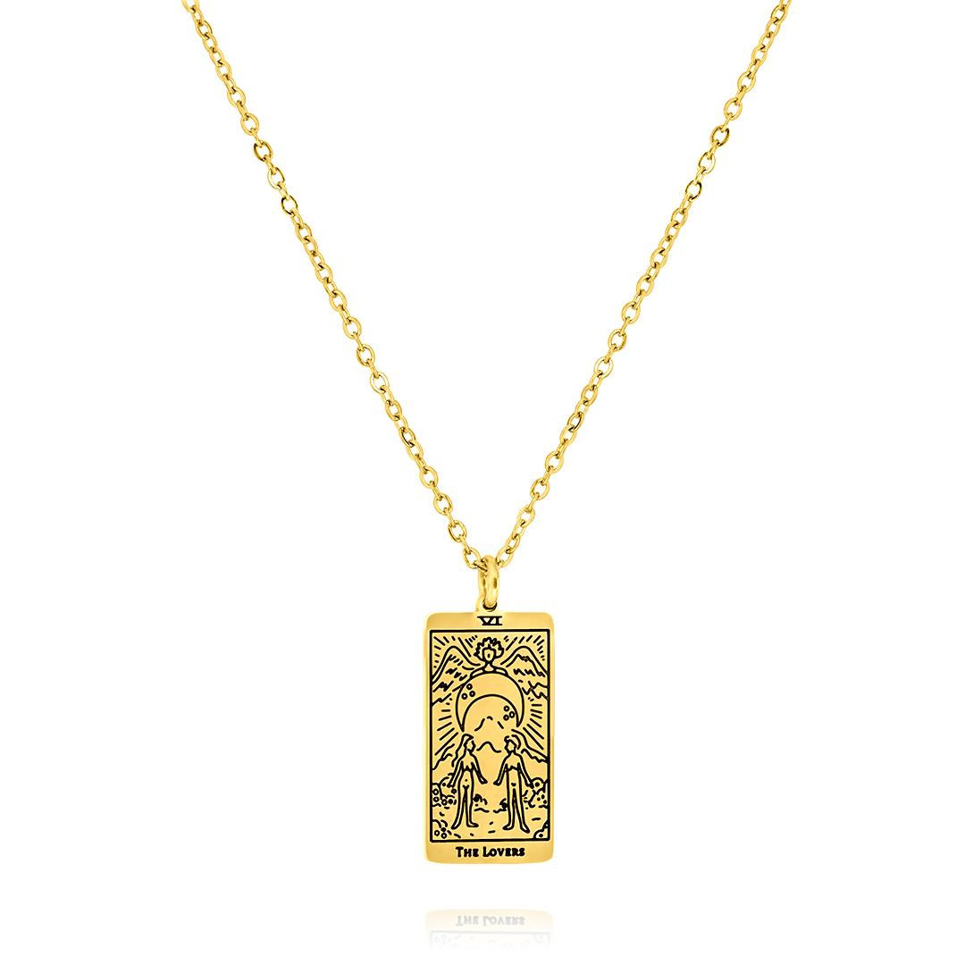 Jmtth Tarot Necklace The Lovers