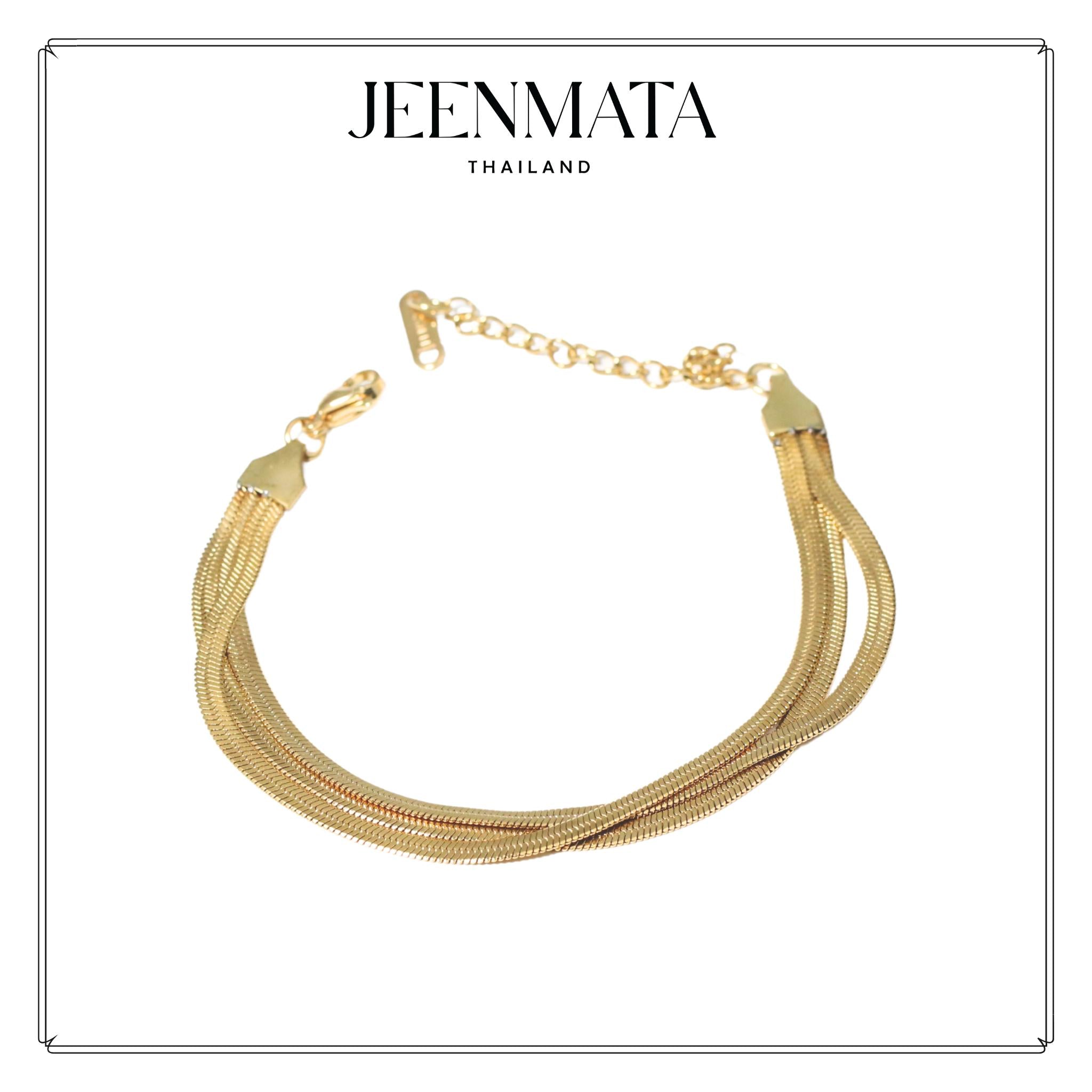 Jmtth Lumière Chain Bracelet Gold