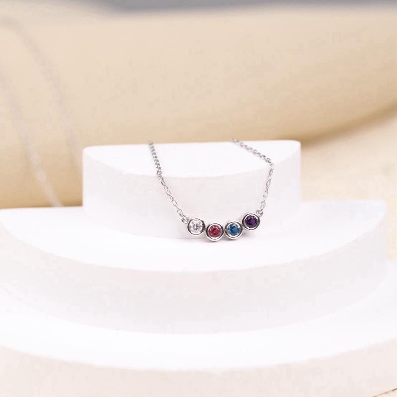 Jmtth Celestial Gems Necklace Silver Preorder 7-10 days