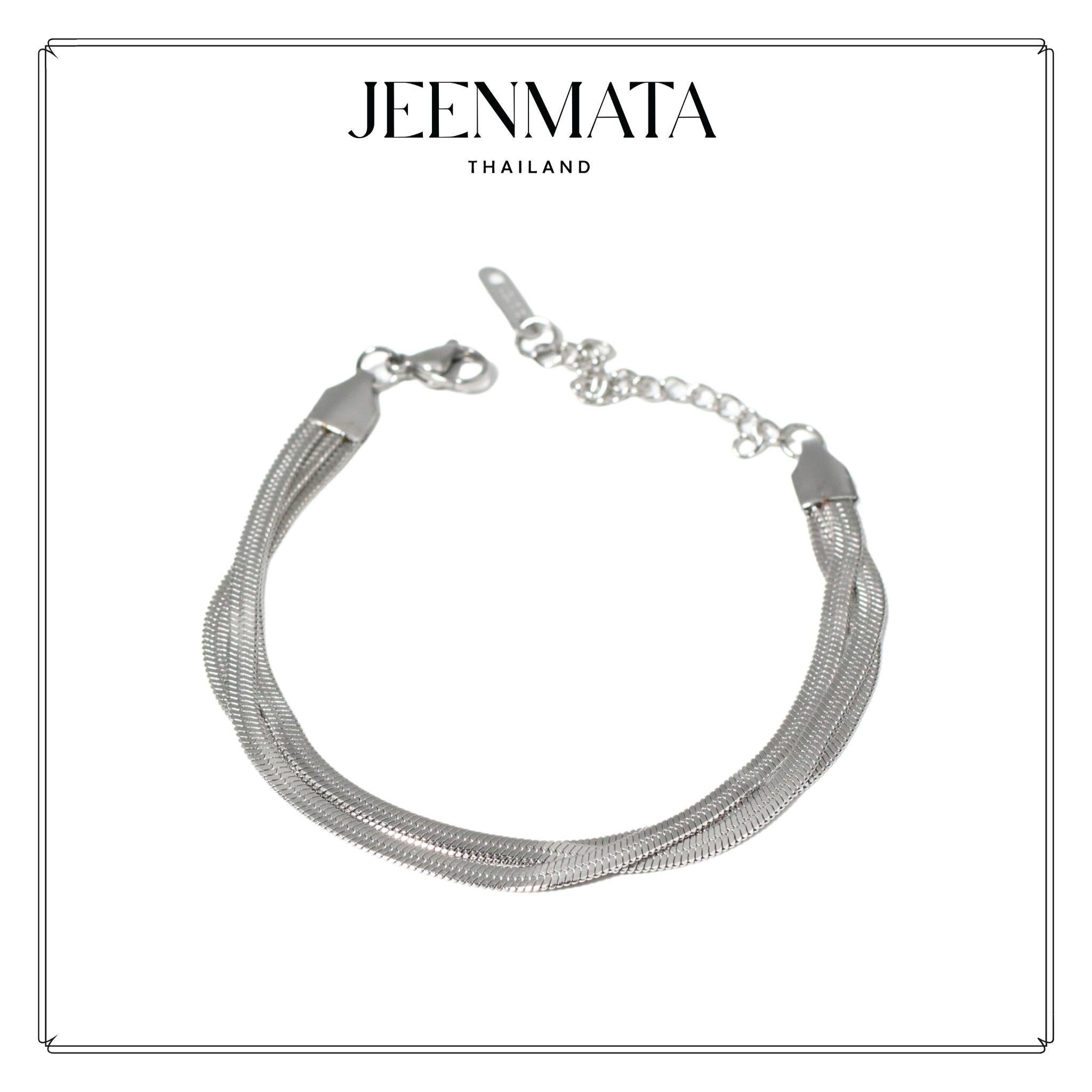 Jmtth Lumière Chain Bracelet Silver